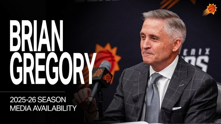 Brian Gregory 2025-26 End of Season Media Availability Phoenix Suns
