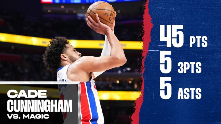 Cade Drops Franchise Record 45 Points In Playoff Win vs. Magic
