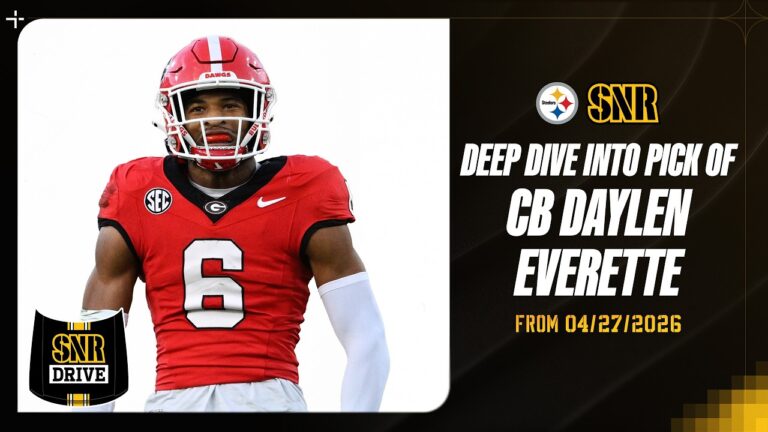 CB Daylen Everette Deep Dive on SNR Drive Pittsburgh Steelers