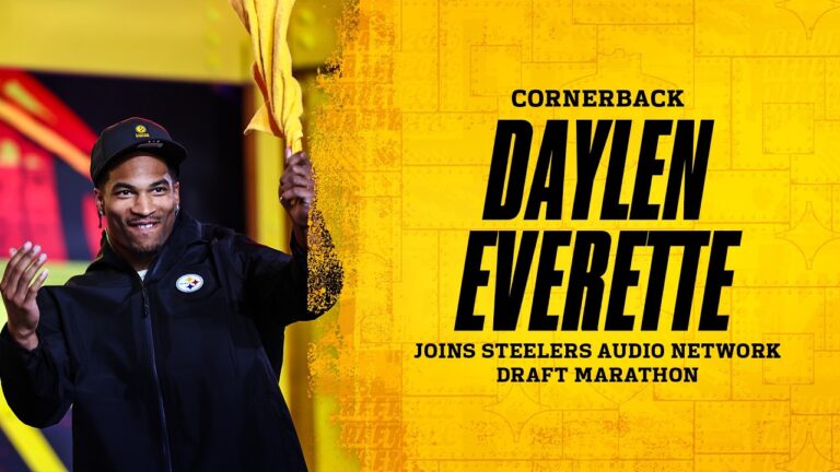CB Daylen Everette talks about being a Steeler Steelers Audio Network Draft Marathon