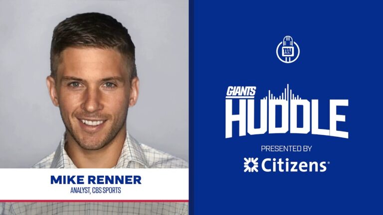 CBS Sports Mike Renner Giants Huddle New York Giants