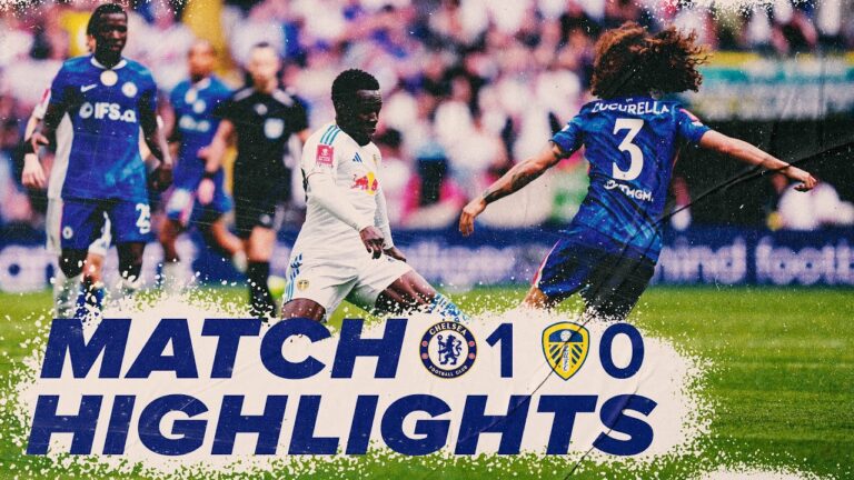 Chelsea 1-0 Leeds United FA Cup Semi-Final at Wembley