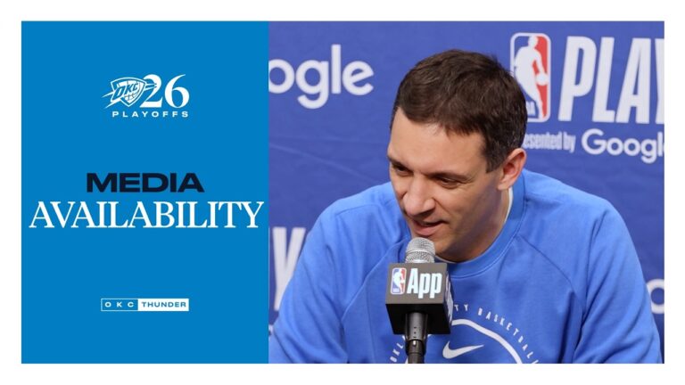 Coach Daigneault on Game 4 Playoffs Round 1 Game 4 Postgame Media April 27, 2026