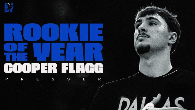 Cooper Flagg Rookie of the Year Press Conference