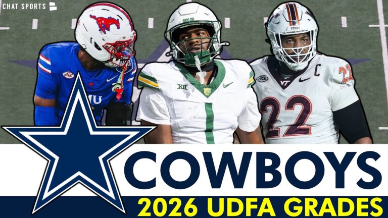 Cowboys UDFA Grades: All UDFAs That Are Signing With Dallas After The 2026 NFL Draft