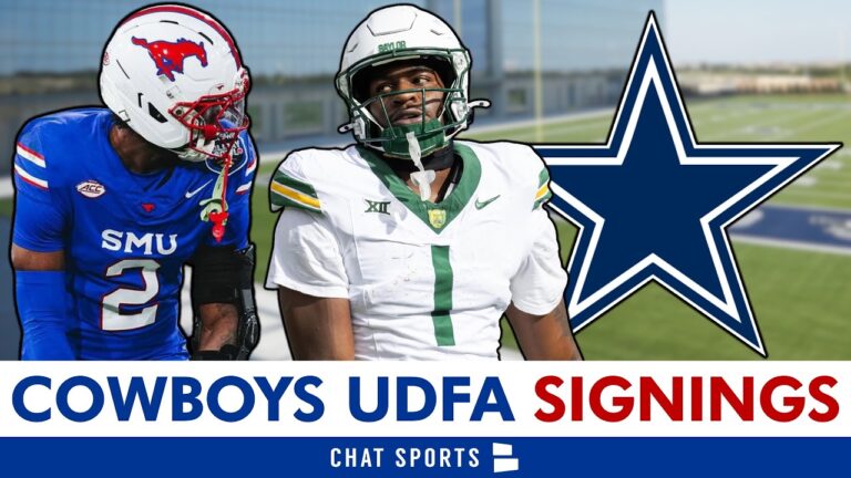 Cowboys UDFA Tracker: Cowboys Sign These 10 UDFAs After 2026 NFL Draft Ft. Michael Trigg & DJ Rogers