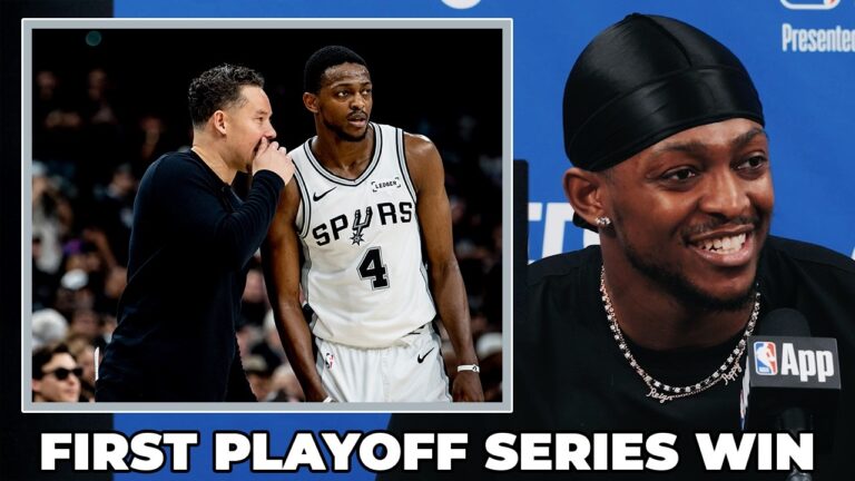 DeAaron Fox on Clinching Series vs. Portland in Game 5 and Securing His First Playoff Series Win