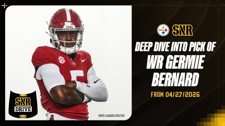 Deep Dive into the pick of WR Germie Bernard SNR Drive Pittsburgh Steelers