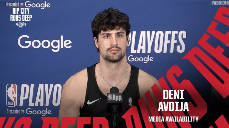 Deni Avdija On Leaving It All On The Court Portland Trail Blazers April 28, 2026