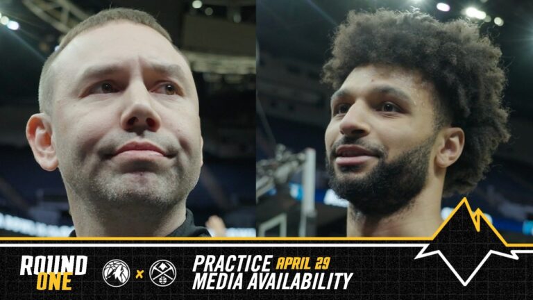 Denver Nuggets Practice Media The Day Before Round One Game Six Vs. MIN 4 29 26