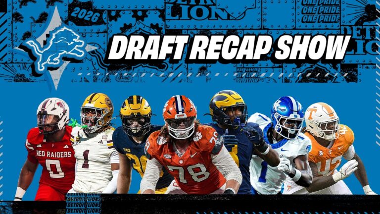 Detroit Lions 2026 NFL Draft Recap Show