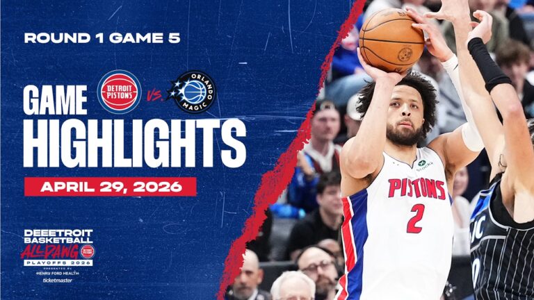 Detroit Pistons vs. Orlando Magic GAME HIGHLIGHTS 04.29.26