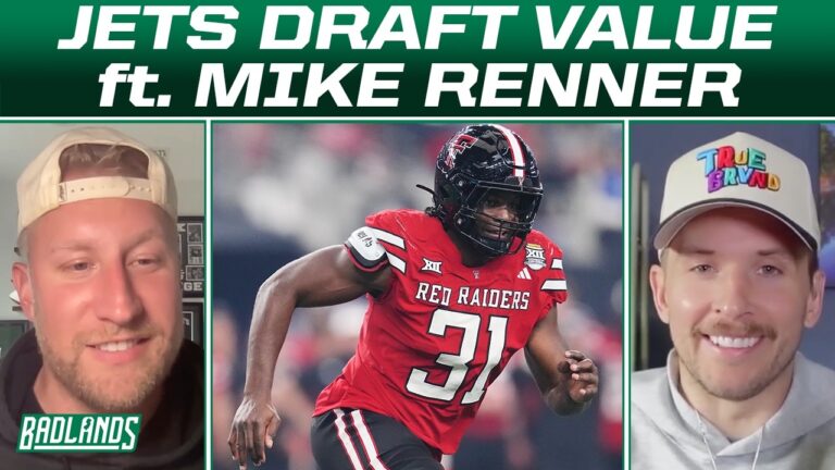 Did the New York Jets get good VALUE in the NFL Draft ft. Mike Renner (FULL BADLANDS)