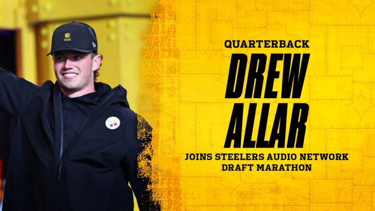 Drew Allar on being drafted to the Steelers Steelers Audio Network Draft Marathon