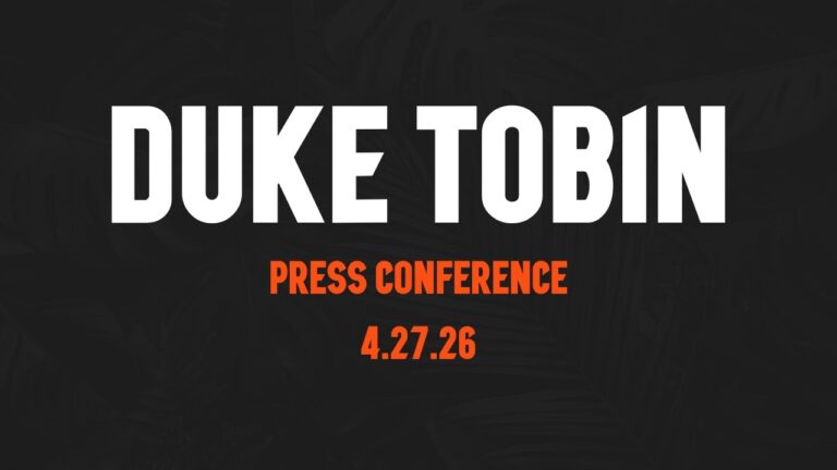 Duke Tobin Press Conference – April 27