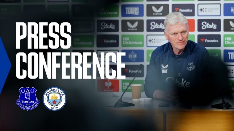EVERTON v MAN CITY David Moyes’ Premier League press conference
