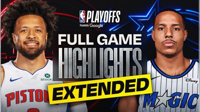 EXTENDED: 1 PISTONS at 8 MAGIC FULL GAME 4 HIGHLIGHTS April 27, 2026