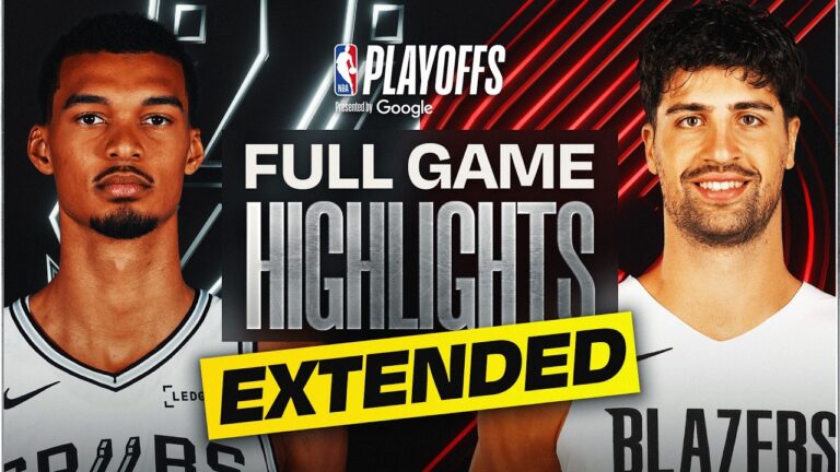EXTENDED: 2 SPURS at 7 TRAIL BLAZERS FULL GAME 4 HIGHLIGHTS April 26, 2026