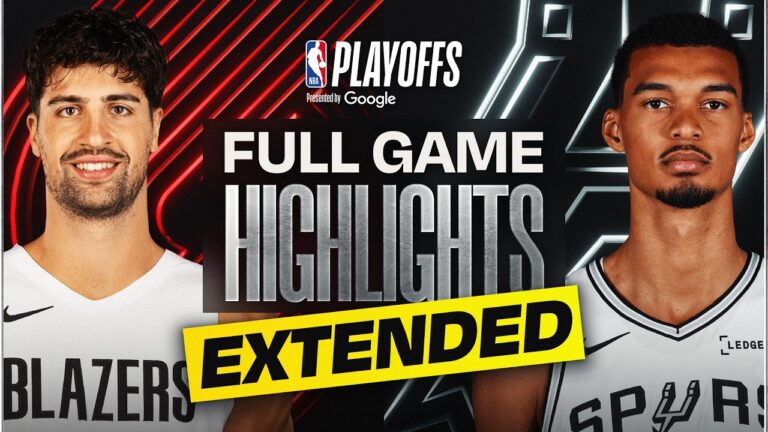 EXTENDED: 7 TRAIL BLAZERS at 2 SPURS FULL GAME 5 HIGHLIGHTS April 28, 2026