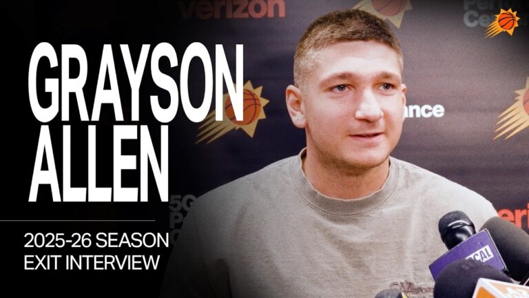 Grayson Allen 2025-26 Season Exit Interview Phoenix Suns