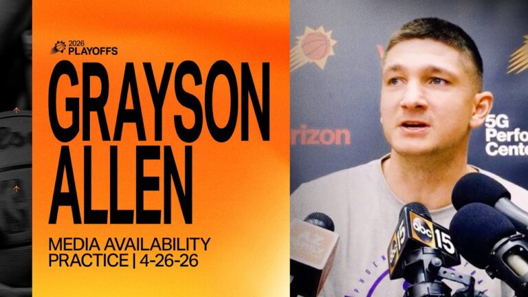 Grayson Allen Practice Media Availability Phoenix Suns 4-26-26