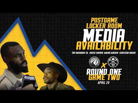 Denver Nuggets Postgame Locker Room Media Availability Round One Game Two Vs. MIN