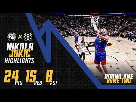 Nikola Jokić 24 PTS 15 REB 8 AST Game Two Denver Nuggets Full Game Highlights