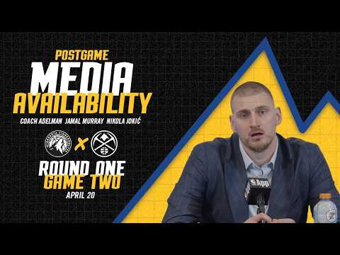 Denver Nuggets Postgame Press Conference After Game Two Vs. MIN
