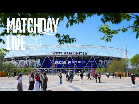WEST HAM v EVERTON Matchday Live! Pre-match show from Hill Dickinson Stadium