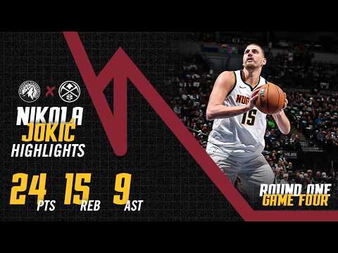 Nikola Jokić 24 PTS 15 REB 9 AST Game Four Denver Nuggets Full Game Highlights
