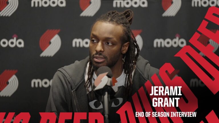 Jerami Grant 2025-26 End of Season Interview Portland Trail Blazers April 30, 2026