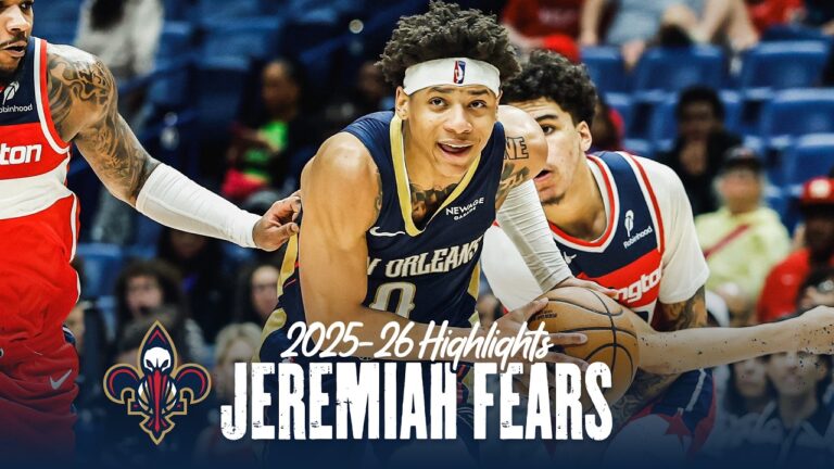 Jeremiah Fears’ Top Plays 2025-26 NBA Season Highlights