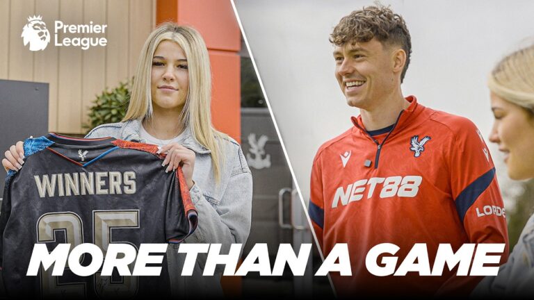 Jørgen Strand Larsen sees impact of Palace for Life mentoring Premier League More Than A Game