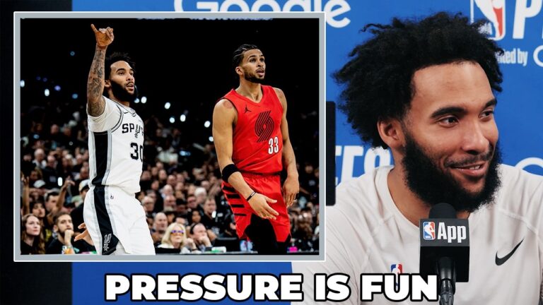 Julian Champagnie on Not Being Fazed By Pressure & Handling Business in Game 5 to Close Out Portland