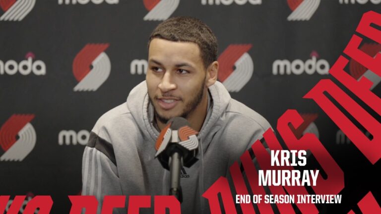 Kris Murray 2025-26 End of Season Interview Portland Trail Blazers April 30, 2026