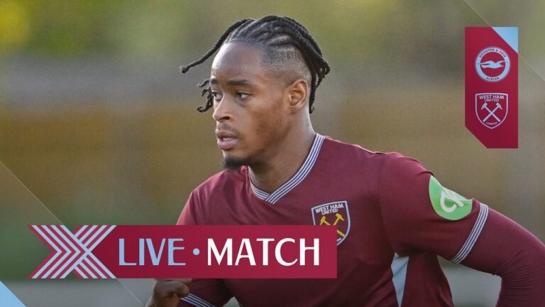 LIVE: Brighton U21 v West Ham U21 Premier League 2 Play Offs