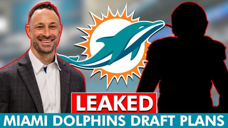 LEAKED: Dolphins 2026 NFL Draft Plans Revealed By NFL Draft INSIDER Miami Dolphins Rumors