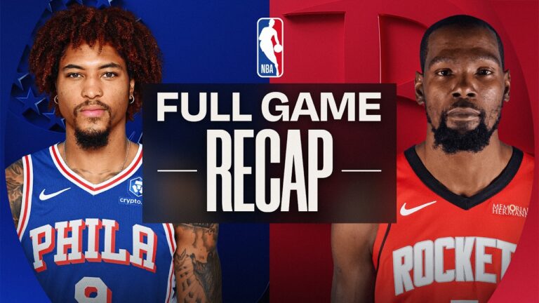 Game Recap: Rockets 113, 76ers 102