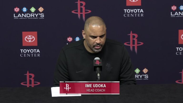 Press Conference by Ime Udoka vs 76ers