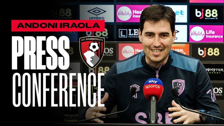 Andoni Iraola on Arsenal quality, extended break and injury latest Premier League Press Conference
