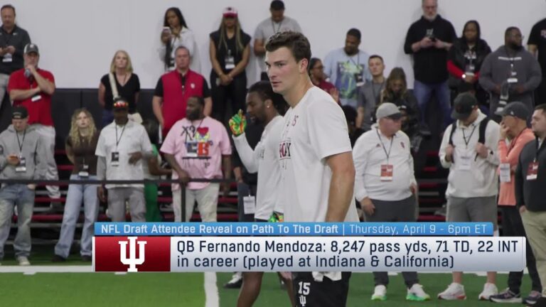 Fernando Mendoza Shows Off Arm Talent at Indiana’s Pro Day