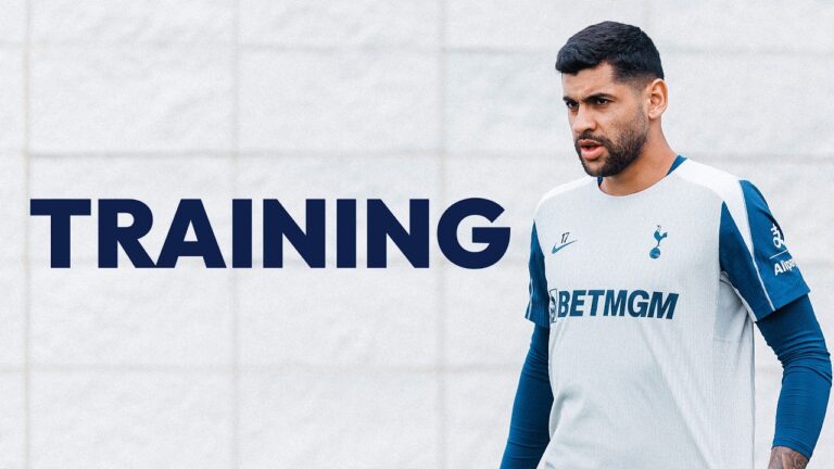 Behind the scenes at Roberto De Zerbi’s Spurs training ahead of Sunderland!