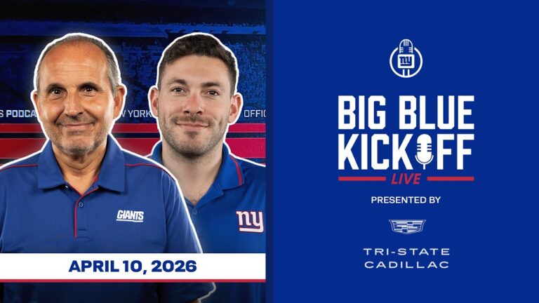 April 10, 2026 Big Blue Kickoff Live New York Giants
