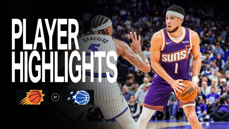 Devin Booker scores 34 PTS against Orlando Magic for career 18K PTS Phoenix Suns Player Highlights