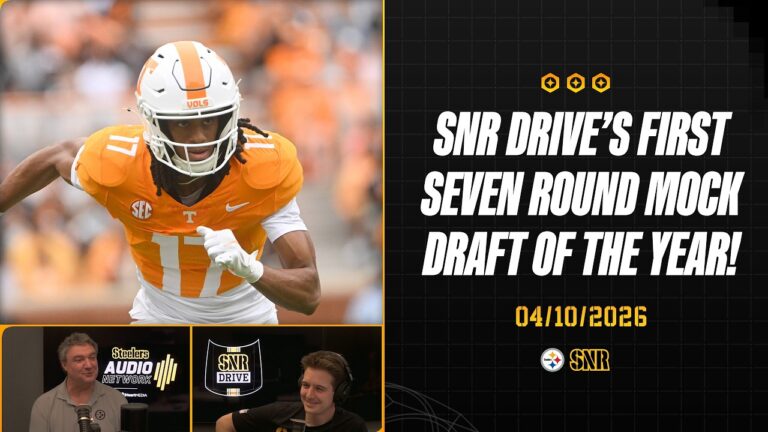 SNR Drive’s First Full Mock Draft Of The Year SNR Drive (Apr.10) Pittsburgh Steelers