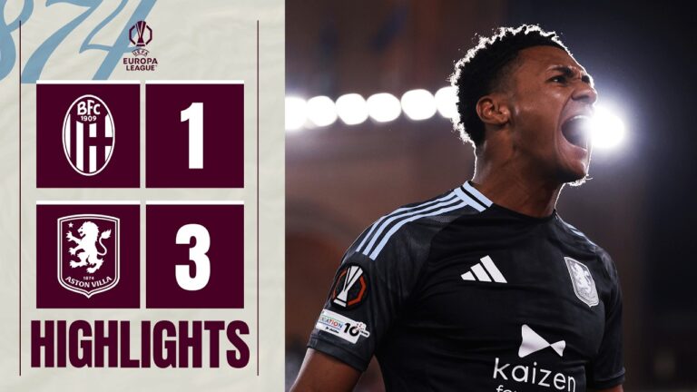A BIG WIN IN BOLOGNA Bologna 1-3 Aston Villa UEFA Europe League Highlights