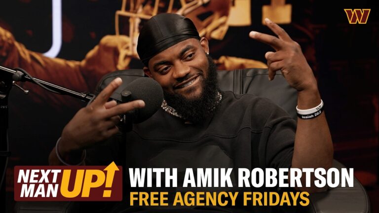 Post-Signing 1-on-1: DB Amik Robertson Free Agency Friday x Next Man Up Washington Commanders