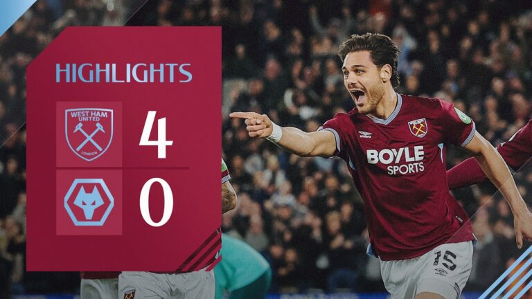 Crucial Win with Two Braces! West Ham 4-0 Wolves Premier League Highlights