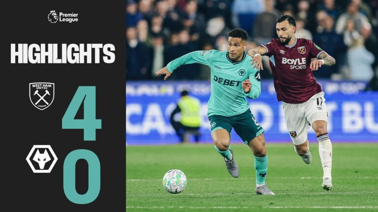 Defeat in the capital West Ham 4-0 Wolves Highlights