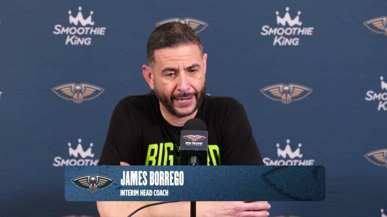 James Borrego Pelicans-Celtics Postgame Interview 4 10 26